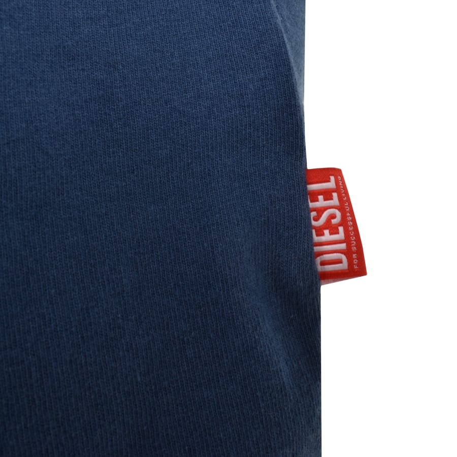 Diesel T Adjust Q4 Regular Fit T Shirt Blue | Mainline Diesel T Adjust Q4 Regular Fit T Shirt Blue | Mainline